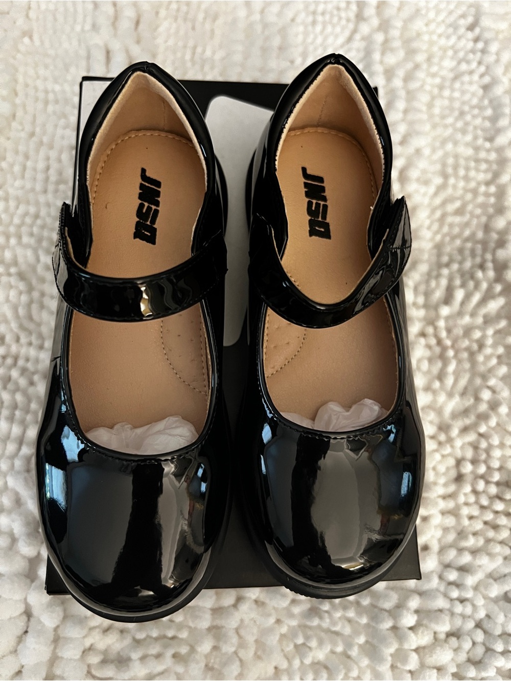 Kids Black Patent Mary Jane Shoes